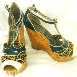Jessica Simpson Cheetah wedges